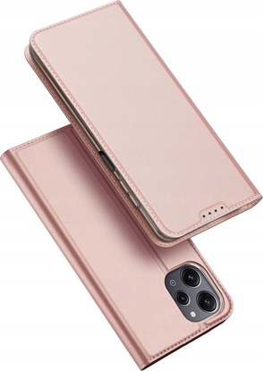 Attēls no Dux Ducis Etui z klapk, portfelem i podstawk Dux Ducis Skin Pro do Xiaomi Poco M6 Pro / Redmi 12/12R - róowe