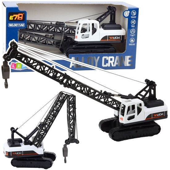 Picture of Dwig Gsienicowy Budowlany Obrót 360 Ruchomy Hak Biay LEAN Toys