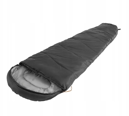 Picture of Easy Camp Starling Mummy Black 8°C | Sleeping Bag | 210 x 75 x 50 cm | -5 to 12 °C | Two-way open-end, autolock