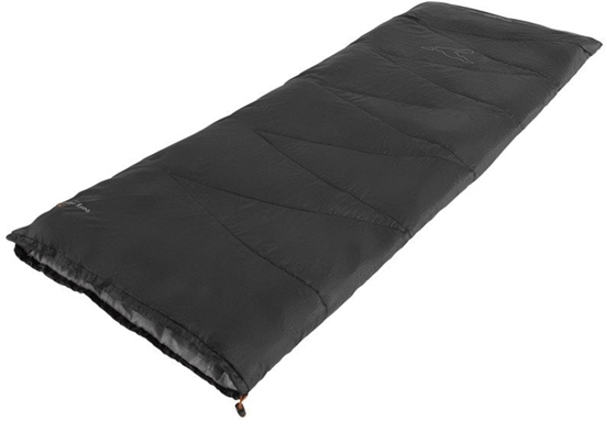 Picture of Easy Camp Starling Square Black 10°C | Sleeping Bag | 190 x 75 cm | 5 to 15 °C | One-way, L-shaped