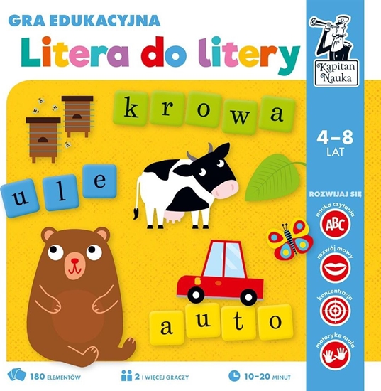 Изображение Edgard Kapitan Nauka. Gra edukacyjna. Litera do litery