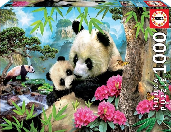 Picture of Educa Puzzle 1000 elementów Panda o poranku