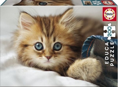 Изображение Educa Puzzle 200 elementów Kotek