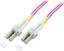 Изображение EFB Electronics Fiber Optic Duplex Patch Cable LC - LC 0.5m 50/12 0.5m LC OM4 Violet Fiber Optic Cable (O0319.0.5)