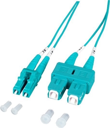 Picture of EFB EFB Elektronik O0314.5-1.2 kabel optyczny 5 m 2x SC 2x LC OM3 Kolor Aqua