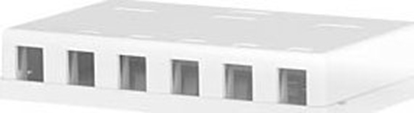 Attēls no EFB EFB Keystone Anschlussbox 6Port Aufputz reinweiss ohne Modul