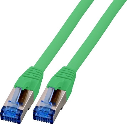 Picture of EFB RJ45 Patch Cable S/FTP, Cat.6A,Cat.7 RohCable TPE superflex, 0,5m, green (K5525FGN.0,5)