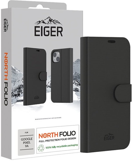 Picture of Eiger North Folio Case Google Pixel 9a schwarz