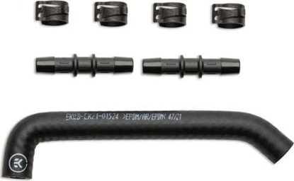 Picture of EK Water Blocks EK Water Blocks EK-Pro Tubing 17/10mm, Reinforced, EPDM, Preformed 45°/90° - schwarz