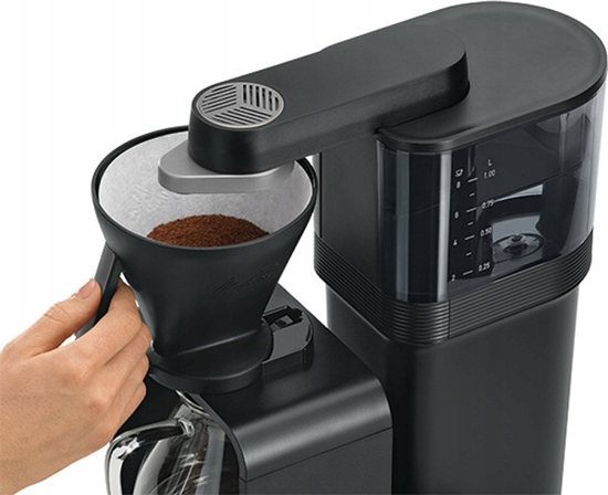 Picture of Ekspres przelewowy Melitta Epour Czarno-srebrny