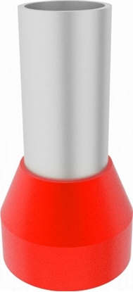 Picture of Elpromet 100szt E10/12mm Kocówka tulejkowa izolowana 10mm2 czerwona E10-12 Elpromet 0286