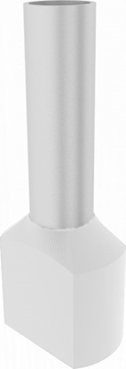 Picture of Elpromet 100szt. 2x0,5/8mm Kocówka tulejkowa izolowana podw. biaa TE0508 Elpromet 2600 0279