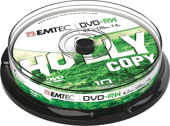 Picture of Emtec DVD-RW 4.7 GB 4x 10 sztuk (ECOVRW47104CB)