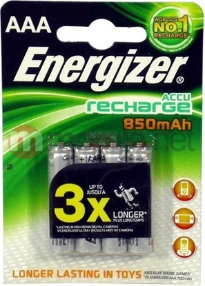 Изображение Energizer Akumulator Power Plus AAA / R03 850mAh 4 szt.