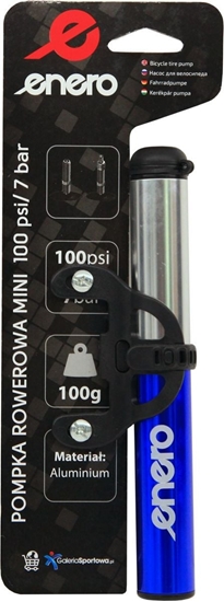 Picture of Enero Pompka rowerowa alu Enero 22x191mm niebieska 1033136