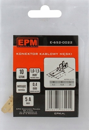 Picture of EPM KOÅCÃWKA WSUWANA 1-1.5MM 0 10 SZTUK