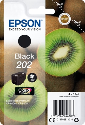 Picture of EPSON 4LB 202 Black Ink Cartridge w/s