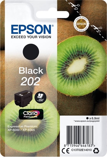 Picture of EPSON 4LB 202 Black Ink Cartridge w/s
