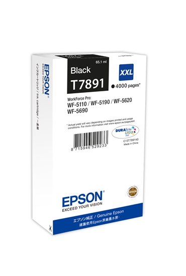 Изображение Epson DURABrite Ultra Ink XXL ink cartridge black T 7891