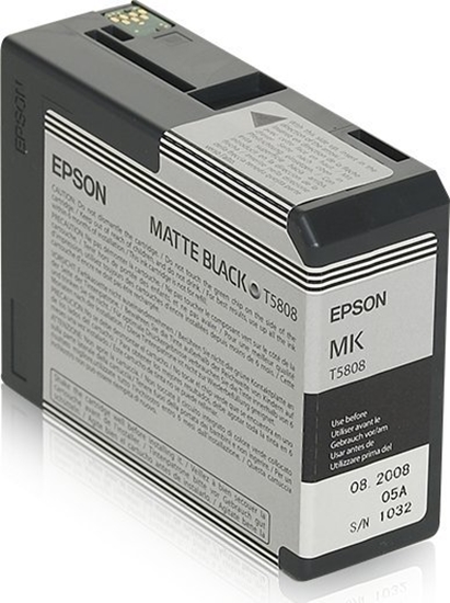 Picture of Epson ink cartridge matte black T 580  80 ml            T 58080N