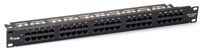 Изображение Equip 50-Port Cat.3 RJ45 ISDN Patch Panel, Black