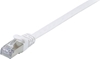 Picture of Equip Cat.6A U/FTP Flat Patch Cable, 10.0m, White