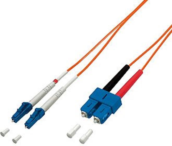 Picture of Equip LWL Patch Cord LC/SC 62,5/125µ 2,0m fibre optic cable 2 m