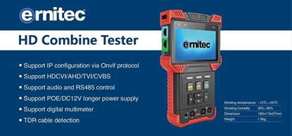 Attēls no Ernitec Ernitec 0070-24104-TESTER tester kabli sieciowych Czarny, Pomaraczowy
