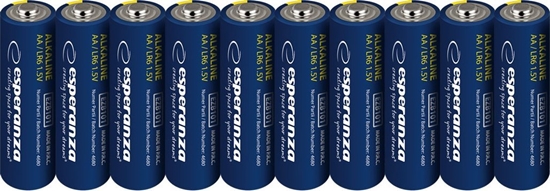 Picture of Esperanza EZB112 Esperanza baterie alkaliczne aa 10szt zgrzewka zawieszana