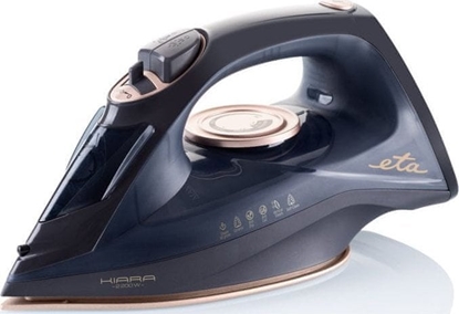 Attēls no ETA Iron Kiara 127690000 Cordless Steam Iron, 2200 W, Water tank capacity 220 ml, Continuous steam 40 g/min, Black