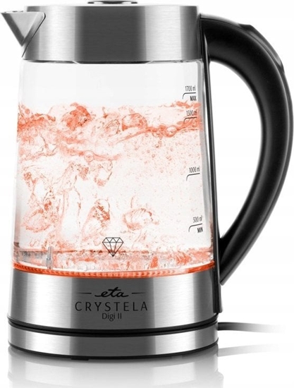 Picture of ETA Kettle | ETA515490000 CRYSTELA DIGI II | Electric | 2200 W | 1.7 L | Glass | 360° rotational base | Glass