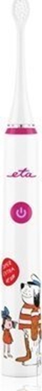 Picture of ETA | Sonetic Kids Toothbrush | ETA070690010 | Rechargeable | For kids | Number of brush heads included 2 | Number of teeth brushing modes 4 | Pink/White