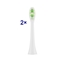 Изображение ETA Toothbrush replacement WhiteClean 070790400 Heads, For adults, Number of brush heads included 2, White