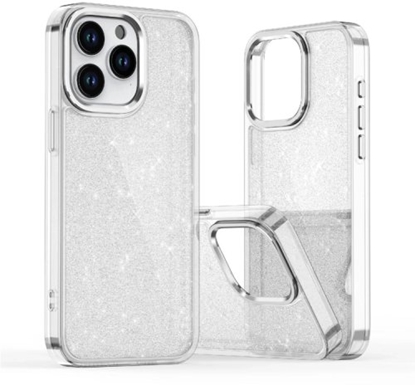 Attēls no Etui brokatowe Glitter Case na iPhone 16e - przezroczyste