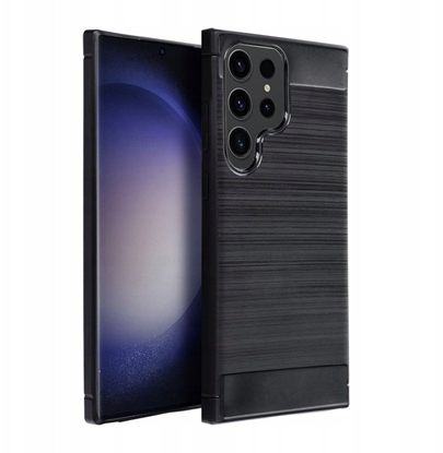 Attēls no ETUI CARBON CASE DO SAMSUNG S25 PLUS CZARNA NAKADKA ETUI PLECKI