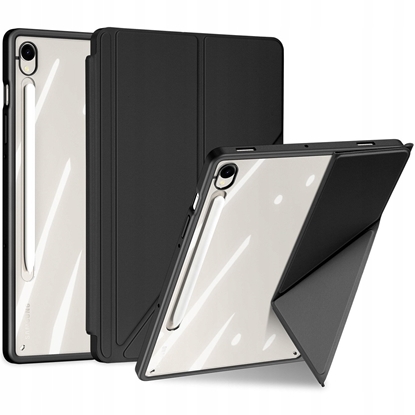 Attēls no Etui Dux Ducis Magi z uchwytem na rysik na Samsung Galaxy Tab S10 FE/S9/S9 FE - czarne