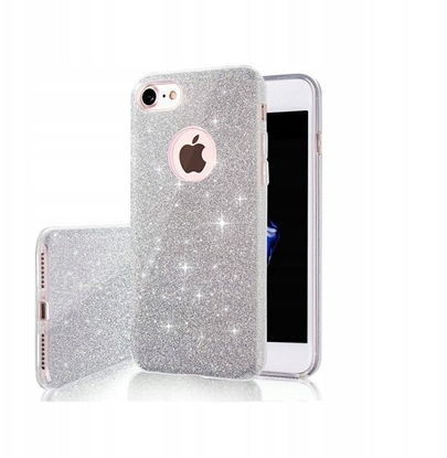 Attēls no ETUI GLITTER   SAMSUNG A55 5G POKROWIEC SREBRNY NAKADKA PLECKI BLING GLITTER BACK CASE