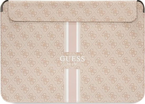Изображение Etui Guess Guess Sleeve GUCS14P4RPSP 14" róowy/ pink 4G Printed Stripes