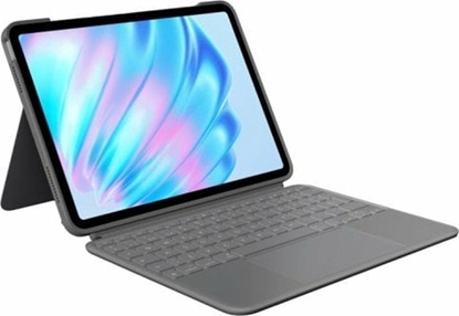 Picture of Etui na tablet Logitech Pokrowiec na Tablet Logitech iPad Air 2024 | iPad Air 2022 Szary Qwerty Hiszpaska QWERTY