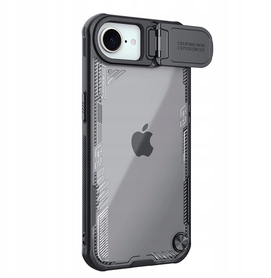 Picture of Etui Nillkin Iceblade Prop z oson obiektywu i podstawk na iPhone 16e - czarne