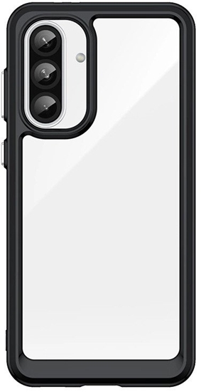 Picture of Etui Outer Space Case do Samsung Galaxy A36 pokrowiec z elastyczn ramk  - czarne