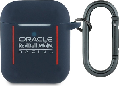 Picture of Etui Red Bull Silicone Logo & Lines do    AirPods 1 / 2 granatowy