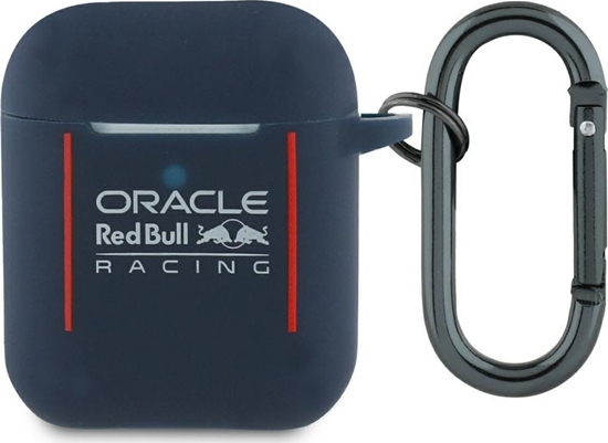 Picture of Etui Red Bull Silicone Logo & Lines do    AirPods 1 / 2 granatowy
