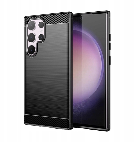 Изображение Etui silikonowe Carbon Case do Samsung Galaxy S24 FE - czarne