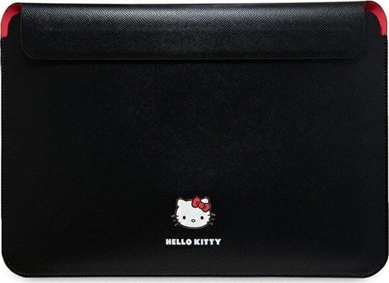 Изображение Etui Sourcing Hello Kitty Sleeve HKCS14PGHDLMK 14" black/black PU Metal Logo