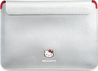 Изображение Etui Sourcing Hello Kitty Sleeve HKCS14PGHDLMS 14" silver/silver PU Metal Logo