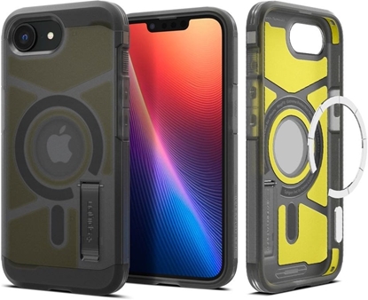 Изображение Etui Spigen Tough Armor Mag MagSafe Apple iPhone 16e Frost Black