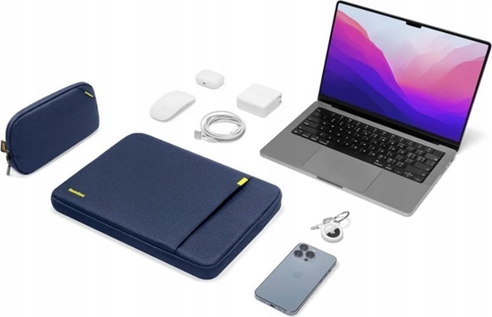 Picture of Etui Tomtoc tomtoc Sleeve Kit - 13" MacBook Pro / Air, Navy Blue