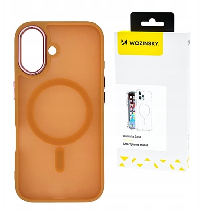 Изображение Wozinsky Wozinsky Fashion Case MagSafe for Samsung Galaxy S25 - orange