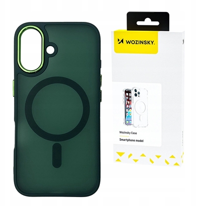 Изображение Wozinsky Wozinsky Fashion Case MagSafe for Samsung Galaxy S25+ - Green